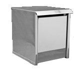 Basic stainless steel letterbox