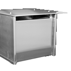 Practical stainless steel letterbox