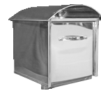 Regal stainless steel letterbox