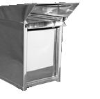 Urban stainless steel letterbox
